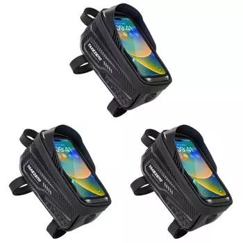 C# 1L сумка для верхней трубы велосипеда водонепроницаемая 6,8-дюймовый сенсорный экран шоссейный велосипед аксессуар