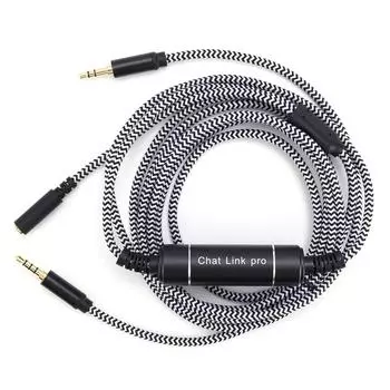C# 2.6m Audio Cable Male To Female Nylon Braided Audio Cable Cord for NS Switch/