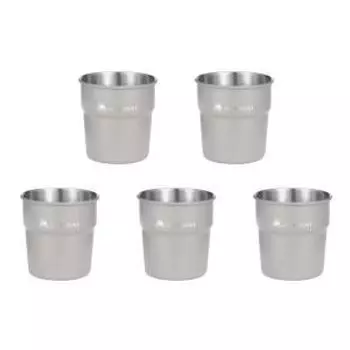 C# 300ml Beer Wine Cups Lightweight Travel Cup for Hiking Picnic BBQ (Grey)