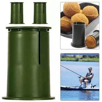 C# 3Pcs Fishing Lure Ball Shaper Ground Bait Portable Maker Carp Fishing Tackle