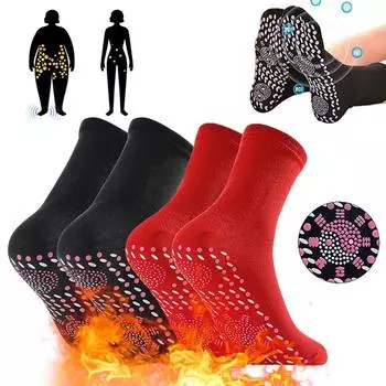 C# 4 пары мягких носков для гипертермии, теплые носки для здоровья и спорта зимой на открытом воздухе