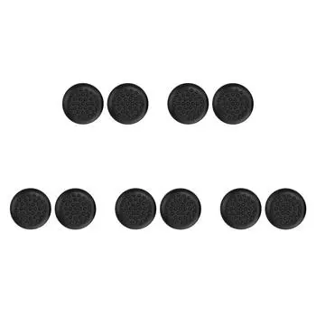 C# 5 пар колпачков для контроллера, силиконовые колпачки для джойстиков для Meta Quest 3(черный