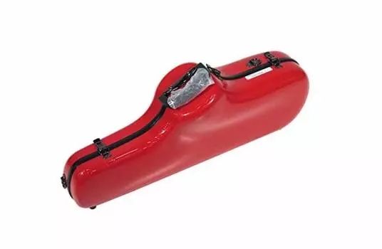 C.C. Shiny Case II Alto Saxophone Case CC2-AS-RD Red