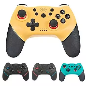 C# для Switch Pro Controller игровой контроллер Bluetooth-совместимый забавный для Swit Yellow