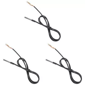 C# DS18B20 Датчик температуры из нержавеющей стали Водонепроницаемый 3,0 В-5,5 В (2M)