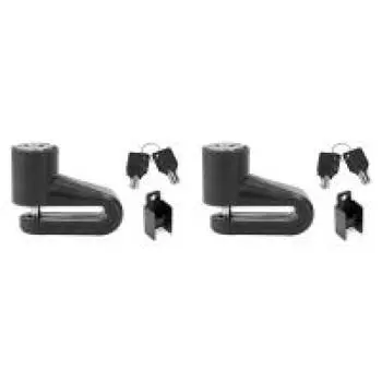 C# Electric Scooter Disc Brake Lock Anti Theft with Lock Frame for M365 (Black)