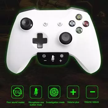C# игровой контроллер усилитель звука геймпад гарнитура адаптер для Xbox One S/X