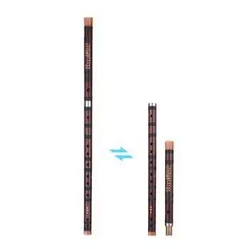 C Key Китайский традиционный инструмент Dizi Bitter Bamboo Flute с китайским узлом для начинающих D key
