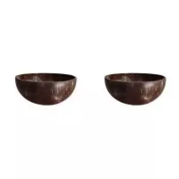 C# Креативная кокосовая чаша Столовая посуда Ручная работа Миска для смешивания салатов Домашний декор (12-13с