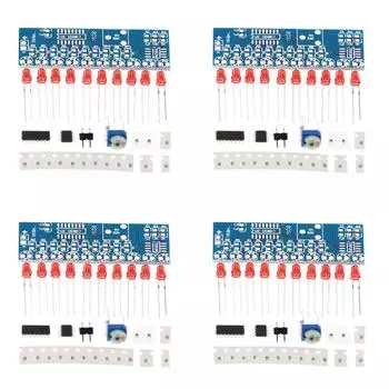 C# NE555 CD4017 светодиодный мигающий свет DIY комплект SMD пайка практика набор 2.5-14.5