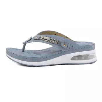 C новые весенние и осенние повседневные ретро универсальные тапочки удобные и легкие повседневные классные женские тапочки 36 синий