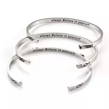 C-образное вдохновляющее кольцо-карго с открытым ртом, высококачественные украшения из титановой стали 6.5cm