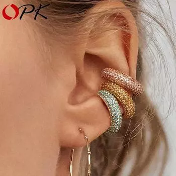 C-образные OPK женские свадебные украшения роскошные серьги для женщин серьги-подвески