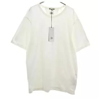 C.P.Company сделано в Италии Футболка с коротким рукавом L белая Мужская Б/У