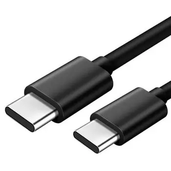 C-провод для быстрой зарядки USB C-USB C-кабель для зарядки данных Кабели для зарядки мобильных телефонов Кабель типа C 30cm чёрный