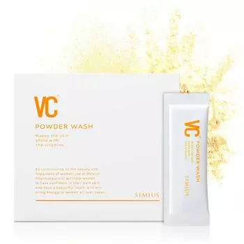 C Raw Enzyme Face SIMIUS Powder Face Wash x 30 пакетиков кератиновый возрастной пигмент пятен амино VC порошок [Витаминное средство для умывания] 0,5 г [поры, пробки, пятна, пятна,