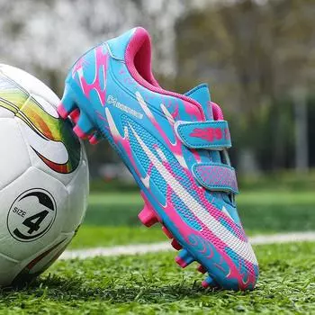 C Romecy low-top football shoes children youth adult men and women spiked broken DingTalk leather competition training shoes 31