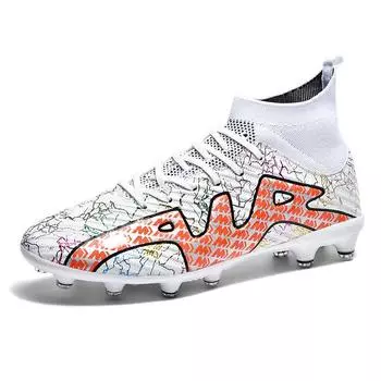 C Romesi футбольные бутсы высокие мужские TF сломанные ногти AG длинные ногти студенческие молодежные спортивные плоские соревнования тренировочные кроссовки 35