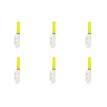 C# рыболовная электронная морская удочка светодиодная светящаяся палка поплавок фонарь (желтый)