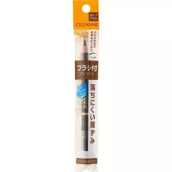 C sanne Cosmetics Тушь для бровей 02 Оливково-коричневый с кисточкой