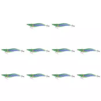 C# Squid Jig Hooks Wood Shrimp Squid Lures Fishing Bamboos for Fishing (Стиль C)