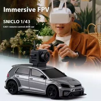 CA51 1/43 FPV 4WD вид от первого лица RC автомобиль 2.4GHz высокоскоростное управление с камерой гоночная игрушка для детей