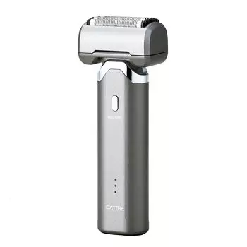 Ca cattre Моющаяся перезаряжаемая бритва переменного тока с 5 лезвиями, встроенное внешнее лезвие со степенью защиты IPX7, компактное мужское лезвие Type-C/внутреннее CTS-150 серый