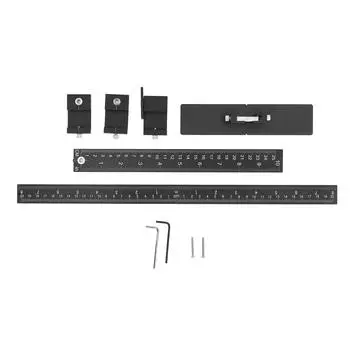 Cabinet Hardware Jig Aluminium Alloy Drill Guide Cabinet Handle Jig for Woodworking