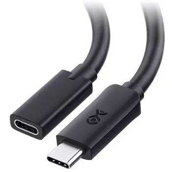 Cable Matters 20 Гбит/с USB Type C удлинительный кабель USB4 удлинитель 1 м, зарядка 240 Вт, настоящая двусторонняя конструкция (Удлинительный кабель USB-C/Удлинитель USB-C/тип C