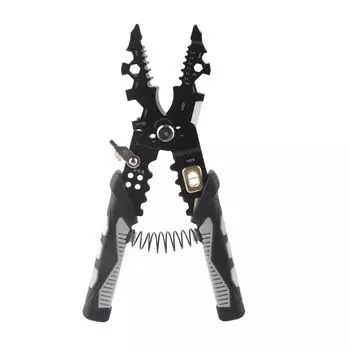 Cable Stripper Wire Stripper for mm Electrical Pliers High Quality High Carbon Steel Multifunctional Spring Loaded Handle Universal 1.6-5.8 Non-Slip