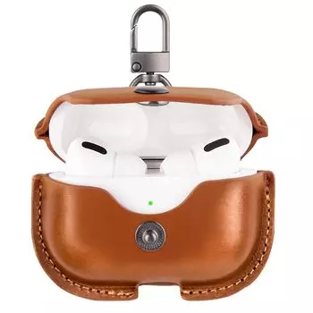 CABOBE Чехол для AirPods 3, кожаный чехол для наушников AirPods 3-го поколения, совместимый с беспроводной зарядкой, пылезащитный, ударопрочный, защитный чехол для наушников Apple коричневый