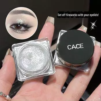 CACE Glitter Ice Diamond Eyeshadow — высокоглянцевый, перламутровый макияж 4g