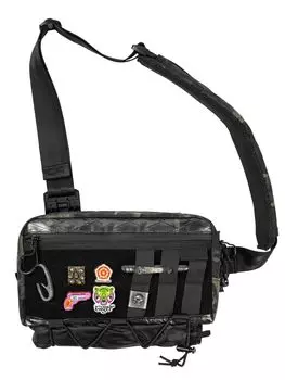 Cache L3 Multicam Black EDC Crossbody Cross Body Unisex Легкая одно плечо Nikko Popular Travel Hidden Quick Access YKK Crossbody Shoulder