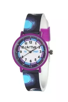[Cactus] Children s Watch Space CAC-143-M01 Boys Purple