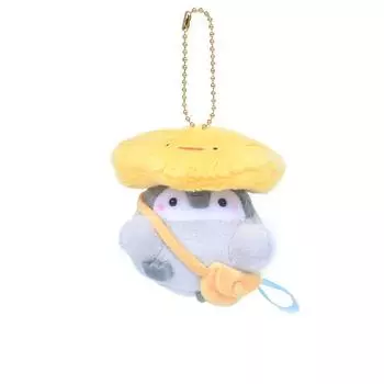 Cactus Octopus Penguin Baggage Grass Plush Pendant Keychain Cartoon Doll Plush Yellow Hat