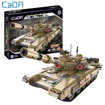 Cada C61003 T-90 Танк Развивающая игрушка Строительные блоки Игрушки Модель Строительные наборы Игрушки и хобби для детей Without Box