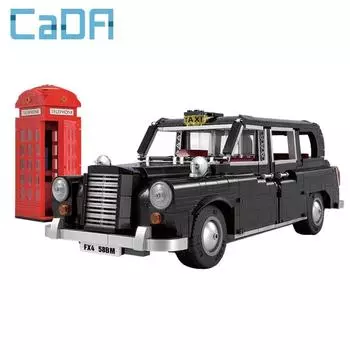 Cada C62004 LEVC Британский автомобиль Лондонское такси Развивающая игрушка Строительные блоки Игрушки Модель Строительные наборы Игрушки и хобби для детей Without Box