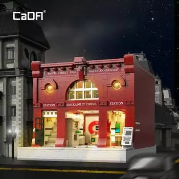 Cada C66008 Лондонское метро, развивающие игрушки, строительные блоки, игрушки, строительные наборы, игрушки и хобби для детей Without Box