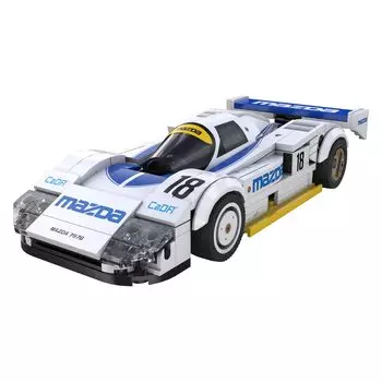 CaDA Scale Car Series Mazda 787B 1991 Le официально лицензированный продукт блок 242 детали 1/24 № 18 Mans/Mazda (Мазда 787Б)