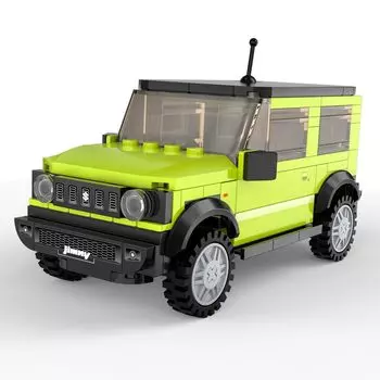 CaDA Scale Car Series Suzuki Jimny Suzuki официально лицензированный блок 192 детали 1/24 / (Джимни)