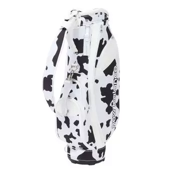 Caddy bag terrier with inches and 47 Golf CB FR [New Balance] [Boston pattern] (compatible 8.5 inches) / / 012-4280501 030_White