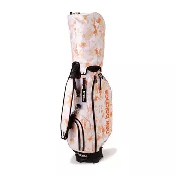 Caddy bag type inch 6 Golf CB [New Balance] 9.0 (46 compatible, compartments, 3.3 kg) [Multi-logo print] / / 012-3180001 152_Orange