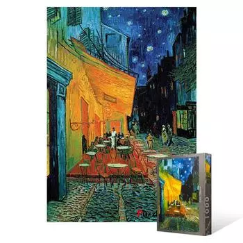 Cafe Terrace at Night - пазл из 1000 деталей, популярная корейская головоломка