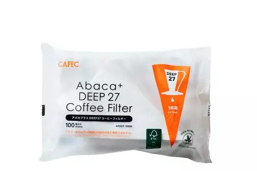 CAFEC Flower Dripper DEEP27 DEEP27 эксклюзивный фильтр 100 (AFD27-100W штук)