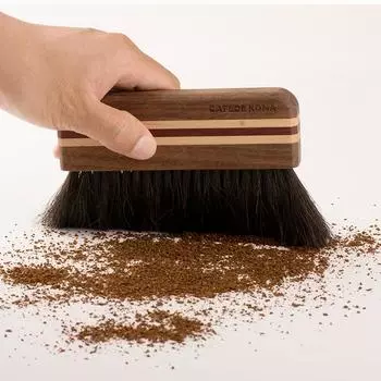 CAFEDEKONA bar brush barista tools beech grinder brush bristle table cleaner solid wood handle brush Clean coffee grinder