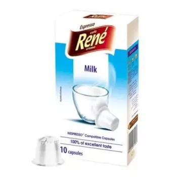 Cafernet Nespresso совместимый Milk Milk 10 капсул