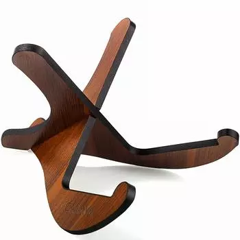 CAHAYA Подставка для гитары Акустическая электрическая акустическая номерная деревянная складная простая в сборке многофункциональная гитара электрогитара электрическая бас скрипка коричневый