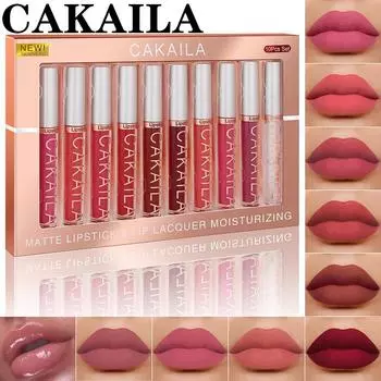 CAKAILA 10 Водостойкий блеск для губ не тускнеет и не тускнеет 01