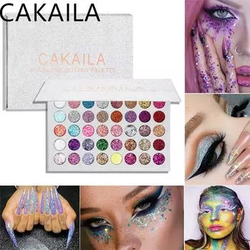 CAKAILA 40 оттенков золотистого лука-шалота, пластины с мерцающими тенями для век 1pcs