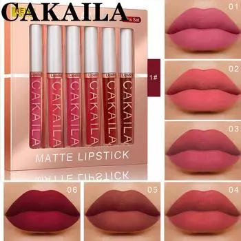 CAKAILA 6-наполненный блеск для губ не тускнеет и не тускнеет 01